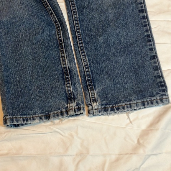 Lee Blue Jeans 33 x 34 Pre-owned Distressed (John on back pocket) - Picture 10 of 10